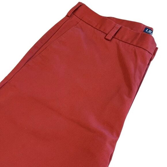 IZOD Men's Flat Front Chino Pants in Salmon Size 36x34 - Picture 5 of 8
